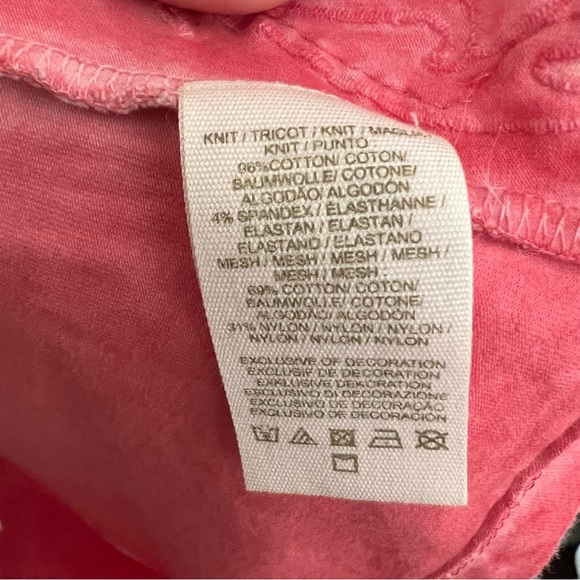 Free People Pink Cotton/mesh beaded dress Barbiecore size xs - Picture 7 of 7